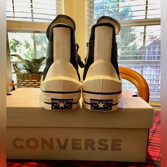 Size 10 - Converse Chuck Taylor All Star 70 x Kim Jones Black/Egret 2021 - Picture 3 of 11